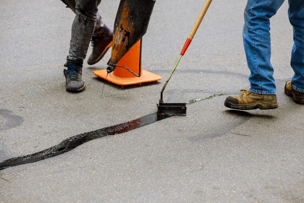 Concrete crack repair service in Millington TN - filling and sealing concrete cracks